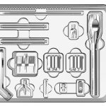 Kit instrument for cervical implants - Adult C2-C6