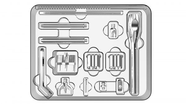 Kit instrument for cervical implants - Adult C2-C6